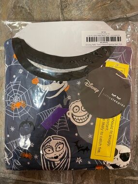 Little Sleepies Navy Purple Halloween Jack Skellington Pajama Set